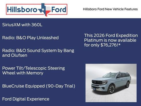 New 2026 Ford Expedition Platinum w/ Driver's Package AWD/4WD image 15