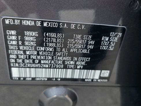 Used 2022 Honda HR-V EX image 27