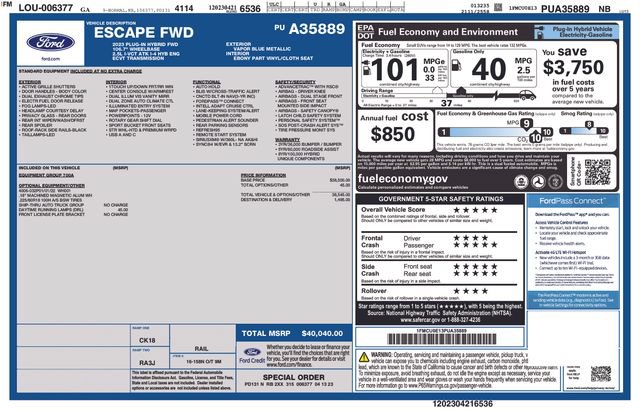 Used 2023 Ford Escape SE FWD image 38