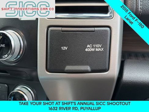 Used 2015 Ford F150 Lariat w/ Equipment Group 502A Luxury image 18