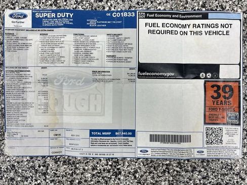 Used 2016 Ford F350 Lariat w/ Lariat Ultimate Package image 58