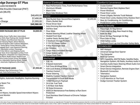 Used 2025 Dodge Durango GT AWD/4WD image 15