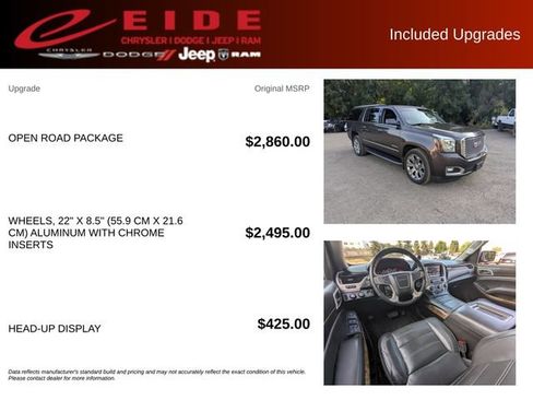 Used 2016 GMC Yukon XL Denali w/ Open Road Package AWD/4WD image 13