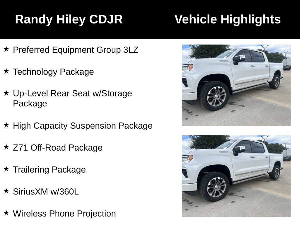 Used 2023 Chevrolet Silverado 1500 High Country w/ Technology Package AWD/4WD image 5