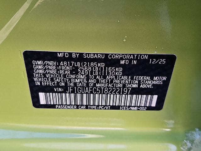 Certified 2026 Subaru Impreza 2.0i Sport AWD/4WD image 23