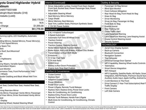 Used 2026 Toyota Grand Highlander AWD Hybrid image 25