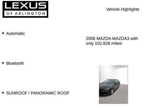 Used 2006 MAZDA MAZDA3 s Touring image 8