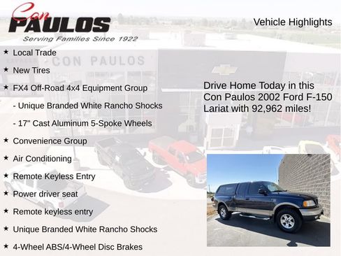 Used 2002 Ford F150 Lariat AWD/4WD image 7