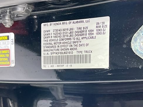 Used 2020 Honda Ridgeline Black Edition image 32