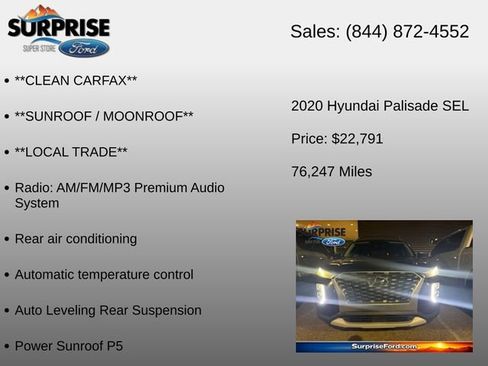 Used 2020 Hyundai Palisade SEL FWD image 18