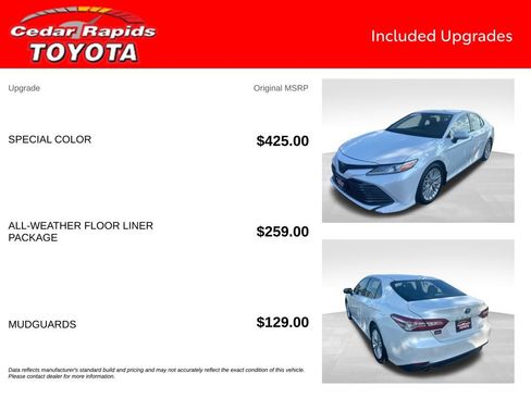 Certified 2020 Toyota Camry XLE FWD image 7