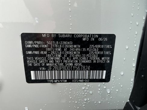 New 2026 Subaru Outback Premium AWD/4WD image 29