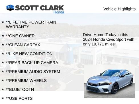 Used 2024 Honda Civic Sport image 11