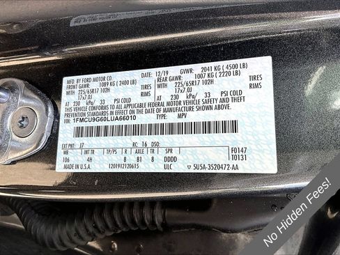 Used 2020 Ford Escape SE AWD/4WD image 29