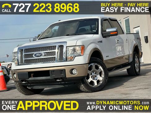 Used 2011 Ford F150 Lariat w/ Lariat Chrome Pkg image 1