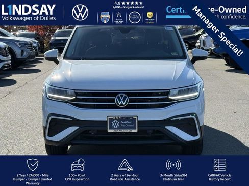 Certified 2022 Volkswagen Tiguan S w/ IQ.Drive Package image 2