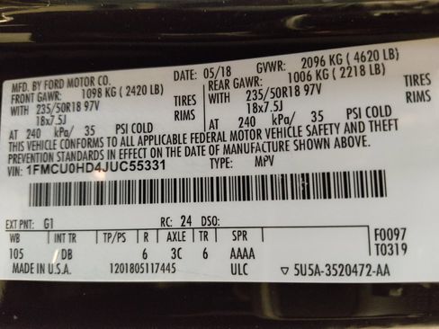 Used 2018 Ford Escape SEL FWD image 33