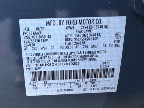 New 2026 Ford Explorer Active w/ Active Comfort Package image 46