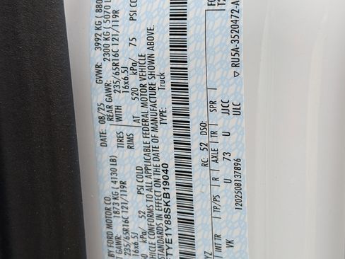 New 2025 Ford Transit 150 XL w/ Load Area Protection Package image 26