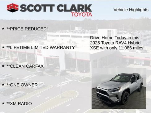 Used 2025 Toyota RAV4 XSE AWD/4WD image 12