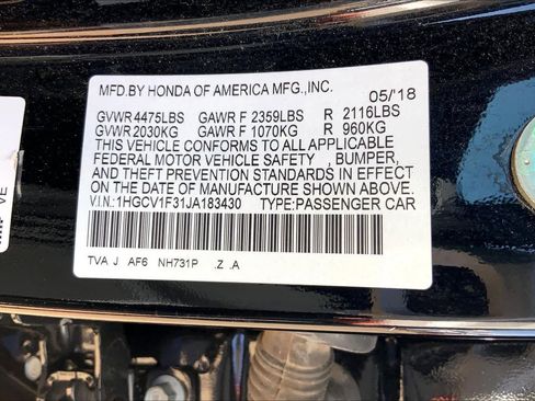 Used 2018 Honda Accord Sport image 31