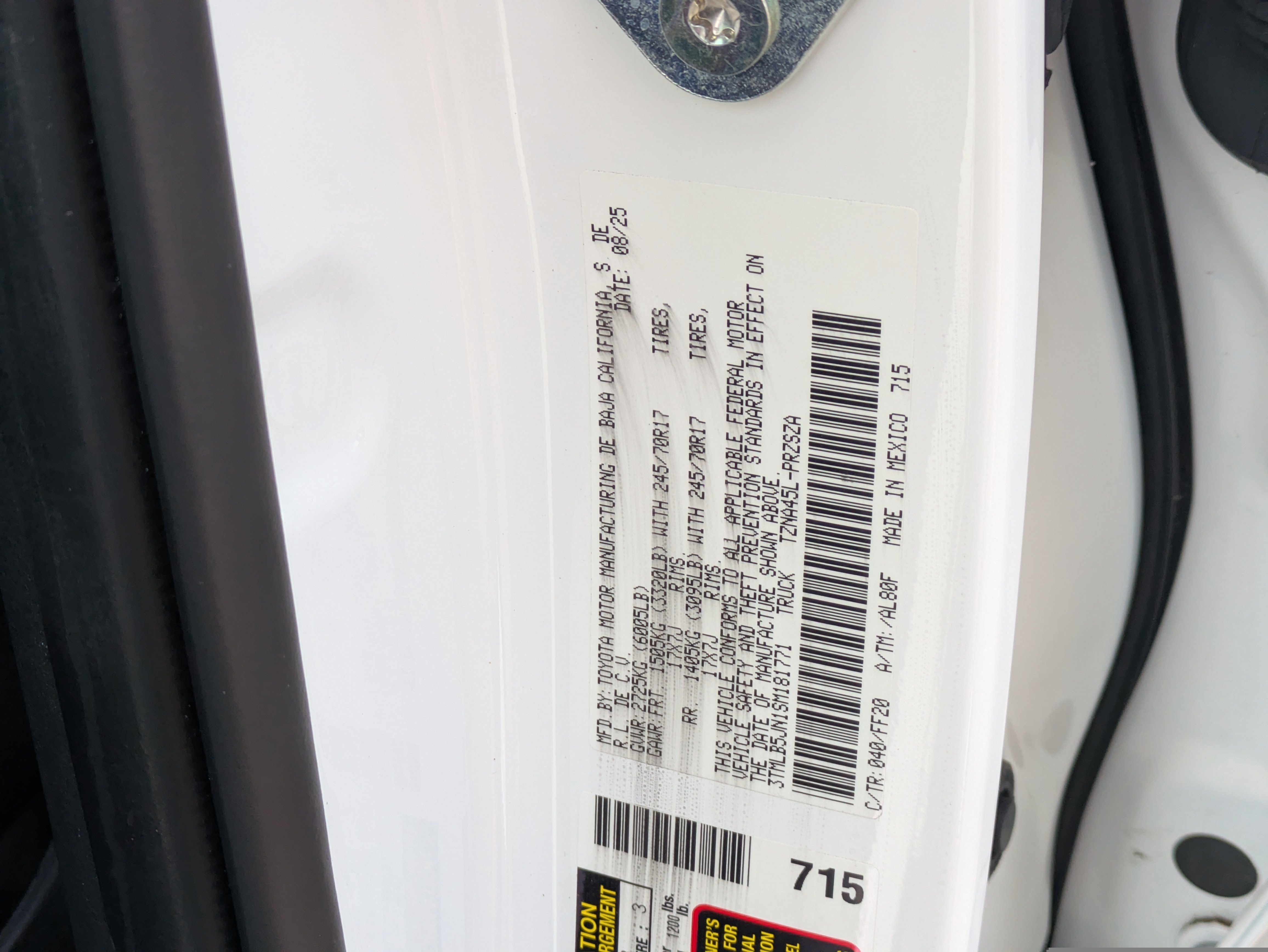 Used 2025 Toyota Tacoma SR5 AWD/4WD image 30