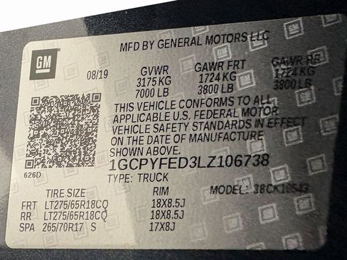 Used 2020 Chevrolet Silverado 1500 LT Trail Boss image 35