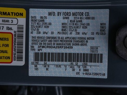 New 2025 Ford Bronco Sport Badlands w/ Badlands Tech Package AWD/4WD image 35