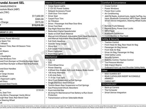 Used 2020 Hyundai Accent SEL FWD image 11