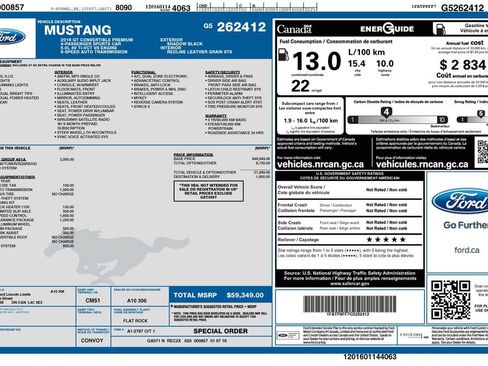 Used 2016 Ford Mustang GT Premium w/ Equipment Group 401A RWD image 2