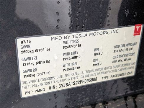 Used 2015 Tesla Model S 70D image 17