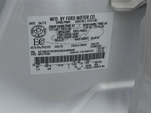 Used 2013 Ford Edge Limited w/ Driver Entry Pkg FWD image 22