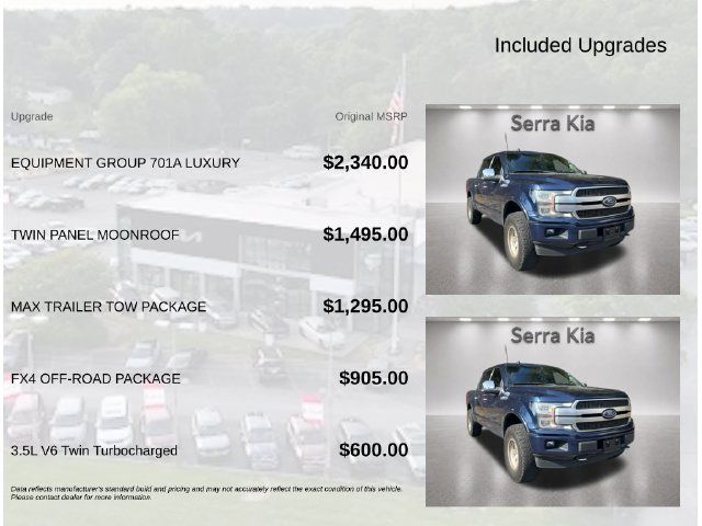Used 2019 Ford F150 Platinum w/ Equipment Group 701A Luxury AWD/4WD image 4