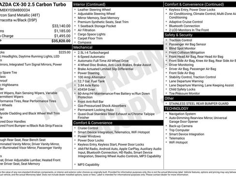 Used 2025 MAZDA CX-30 Carbon image 40