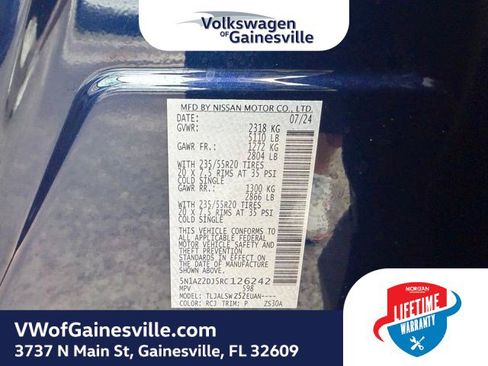 Used 2024 Nissan Murano Platinum w/ Cargo Package image 31