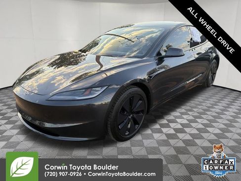 Used 2024 Tesla Model 3 Long Range AWD/4WD image 3