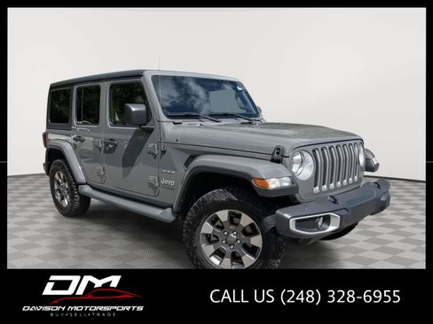 Used 2019 Jeep Wrangler Unlimited Sahara AWD/4WD image 1