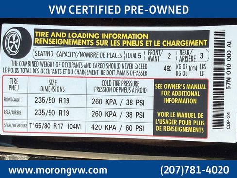 Certified 2025 Volkswagen Tiguan SE AWD/4WD image 46