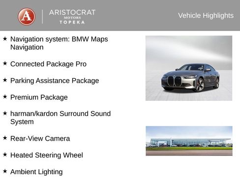 Certified 2023 BMW i4 eDrive35 w/ Premium Package RWD image 4