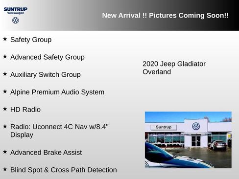 Used 2020 Jeep Gladiator Overland AWD/4WD image 4