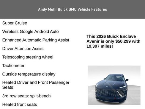 Used 2026 Buick Enclave Avenir w/ Super Cruise Package FWD image 15