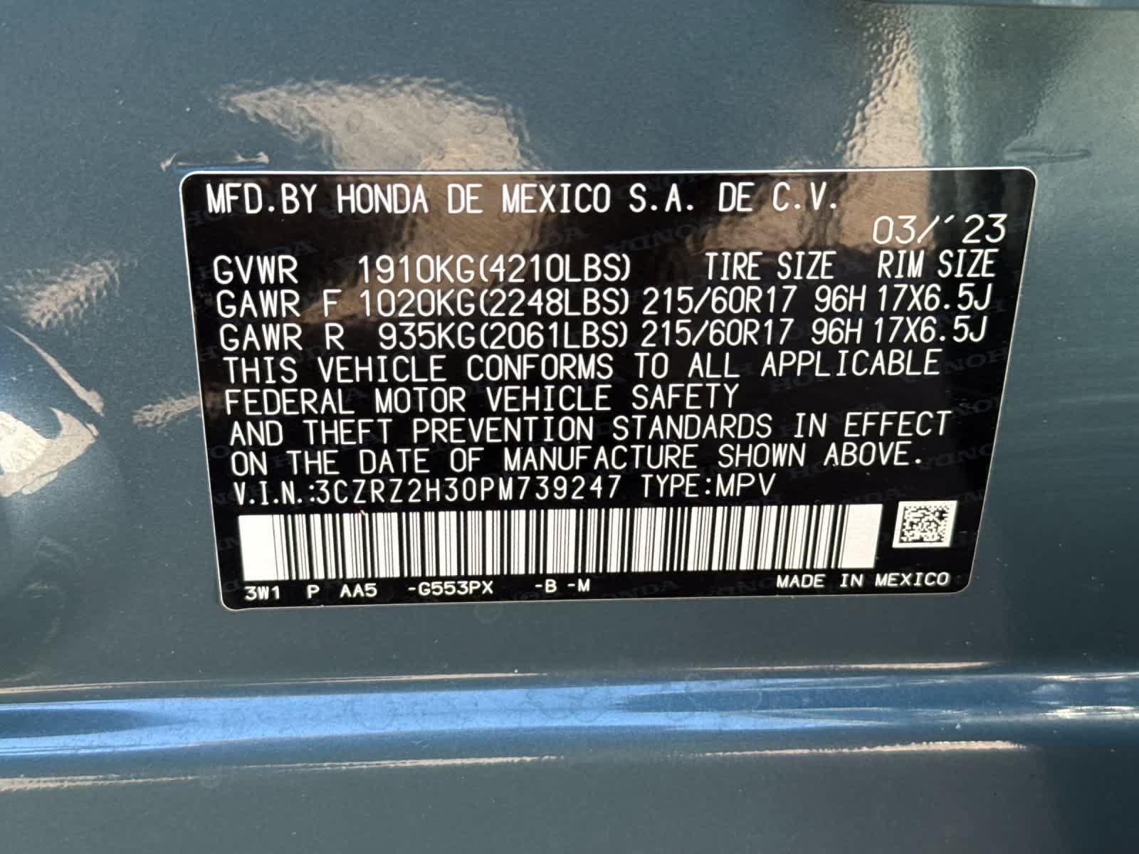 Used 2023 Honda HR-V LX image 28