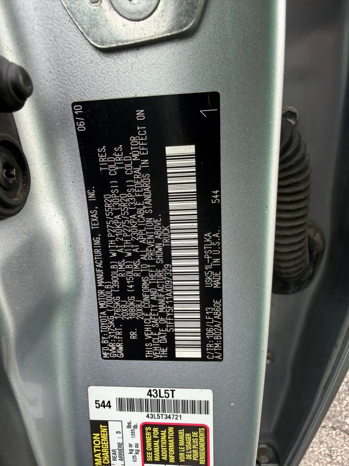 Used 2010 Toyota Tundra Limited RWD image 63