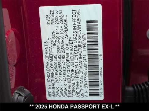 Used 2025 Honda Passport EX-L image 30
