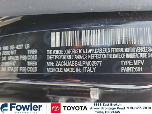 Used 2020 Jeep Renegade Altitude FWD image 26