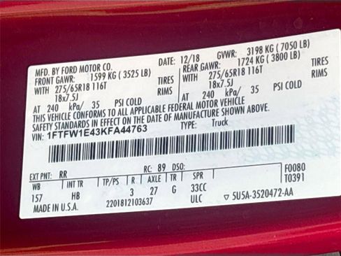 Used 2019 Ford F150 Lariat w/ Equipment Group 502A Luxury image 34