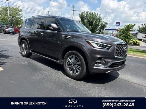Used 2023 INFINITI QX80 Luxe w/ All-Season Package AWD/4WD image 1