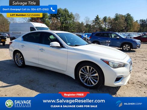 Used 2022 INFINITI Q50 Luxe w/ Cargo Package AWD/4WD image 5