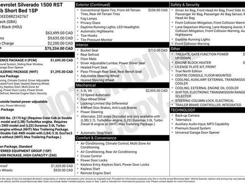 Used 2024 Chevrolet Silverado 1500 RST w/ Convenience Package II AWD/4WD image 15
