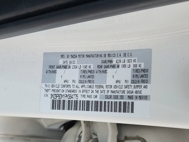Used 2023 MAZDA MAZDA3 s AWD/4WD image 28